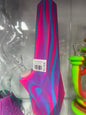 Silicone Geometric Water Pipe -Purple, Pink & Blue