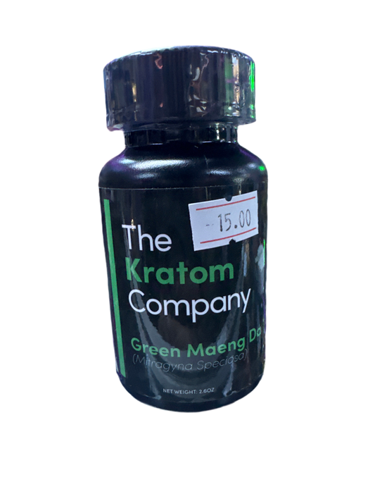 TheKratomCompany - Green Maeng Da - 75 Capsules - (500mg per)