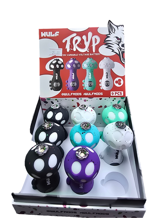 Wulf Tryp mushroom cart batteries
