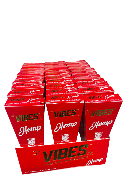 Vibes Cones - King Size - 3 Pack