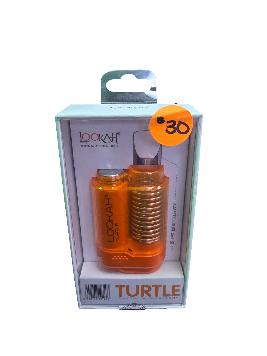 Lookah Turtle - 510 Cartridge Battery - Orange