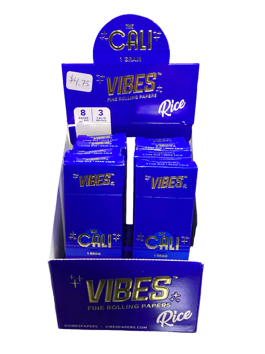 Vibes Pre Rolled Cones - 1 Gram Calis - 3 Count Rice Paper