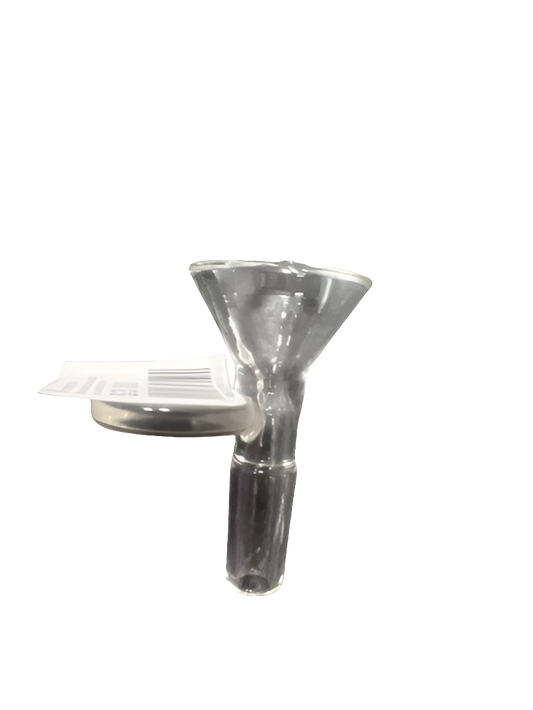 10mm Male Clear Martini Bowl w/ Flat Handle