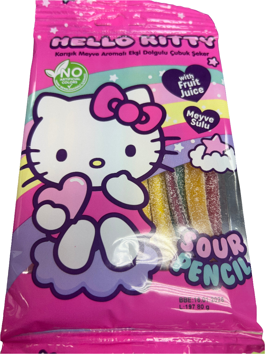 Hello kitty Sour Straws