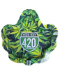 Pot Leaf Colorado Tin Ashtray 6” (High way 420)