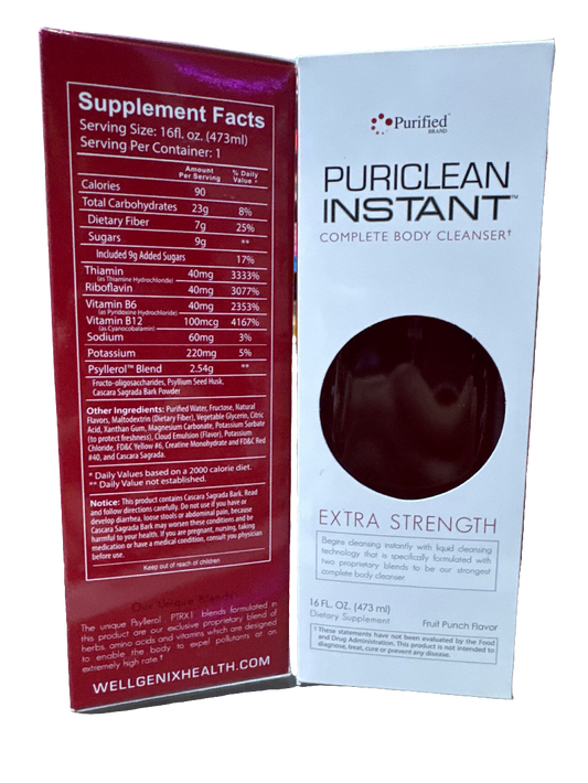 Puriclean Instant 16oz Fruit Punch