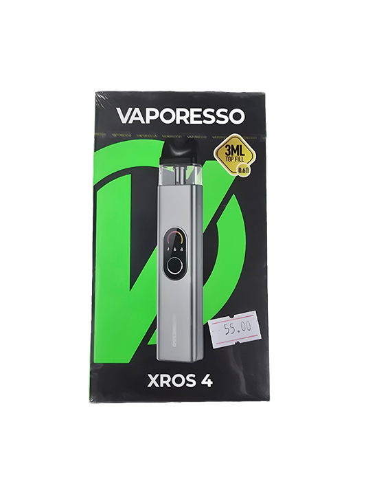 Vaporesso xros 4 kit 3ml top fill- silver