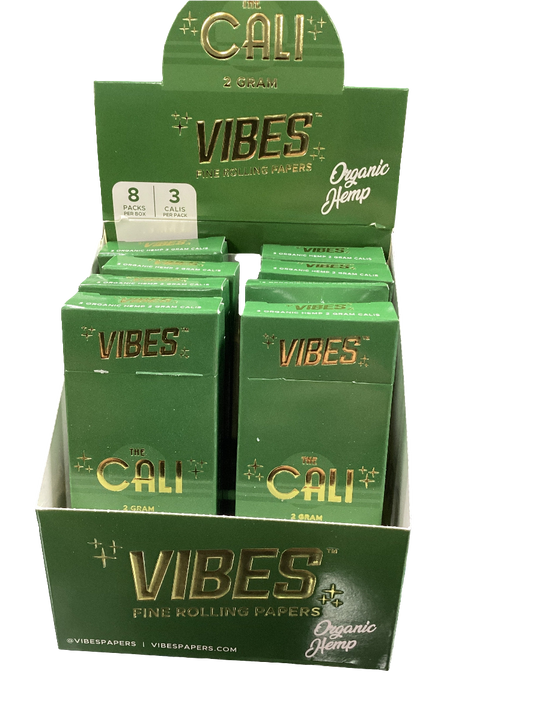 Vibes Pre Rolled Cones - 2 Gram Calis - 3 Count Organic