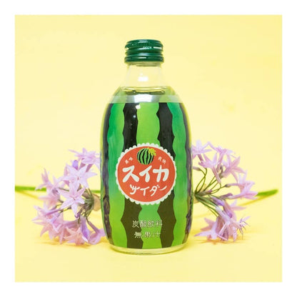 Tomomasu Watermelon Soda 300ml Glass Bottle (Japan)