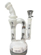 9" Frosted Handle Base Water Pipe