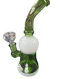 8" Color water pipe with horn decoration