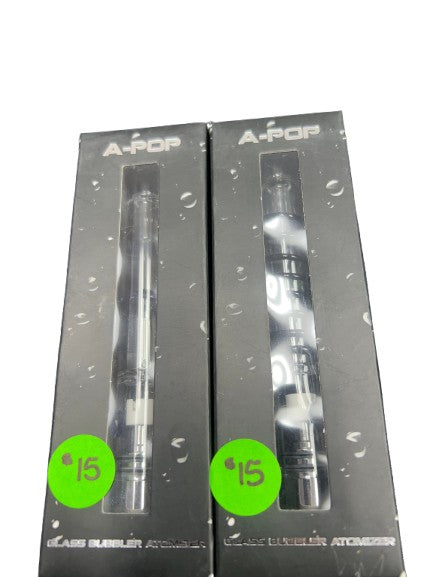 A POP Glass Bubbler - 510 atomizer battery