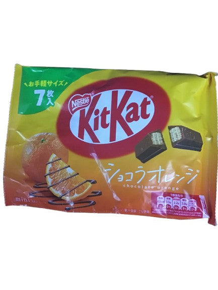 7 Piece Mini Orange Chocolate Kit-Kat’s