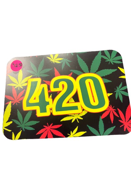 4/20 Rolling Tray Magnetic Lid - RASTA